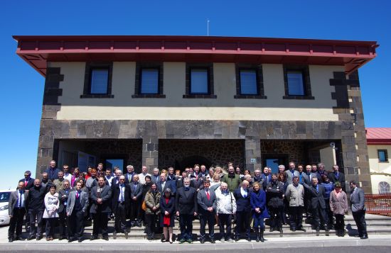Foto de Grupo Internacional, asistente a la celebración del Centenario del Observatorio de Izaña.