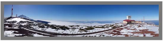 El Observatorio Atmosférico de Izaña en el entorno del Parque Nacional del Teide (Tenerife). Foto Conchy Bayo