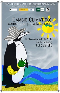 Cartel del curso 'Cambio Climático: comunicar para la acción'