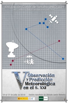 Cartel del curso 'Observación y predicción meteorológica en el siglo XXI'