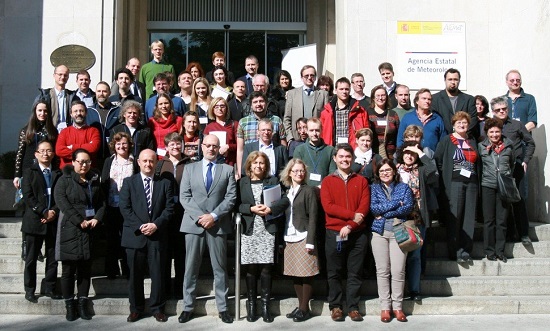 Participantes en el taller SAF de Nowcasting celebrado en los Servicios Centrales de AEMET en 2015