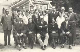 Personal del Servicio Meteorológico en 1924