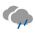 Sky condition: Overcast with light rain