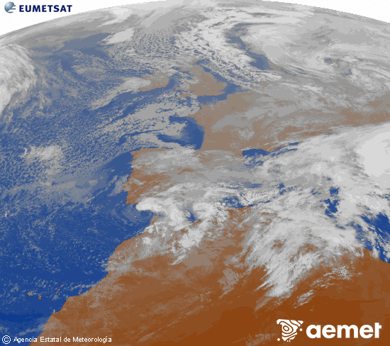 Imaxe da zona de Europa e Norte de �frica da canle infravermella do sat�lite Meteosat operacional en 0�N 0�W, procesada para darlle cor.&nbsp;domingo, 4 xaneiro  2026 12:00