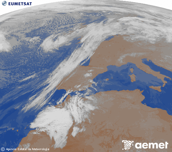 Imaxe da zona de Europa e Norte de �frica da canle infravermella do sat�lite Meteosat operacional en 0�N 0�W, procesada para darlle cor.&nbsp;venres, 27 febreiro  2026 07:00