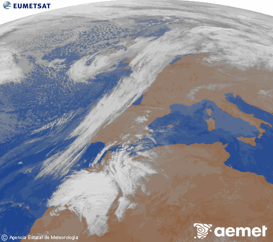 Imaxe da zona de Europa e Norte de �frica da canle infravermella do sat�lite Meteosat operacional en 0�N 0�W, procesada para darlle cor.&nbsp;venres, 27 febreiro  2026 08:00