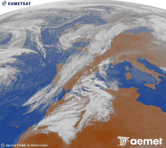 Imaxe da zona de Europa e Norte de �frica da canle infravermella do sat�lite Meteosat operacional en 0�N 0�W, procesada para darlle cor.&nbsp;venres, 27 febreiro  2026 18:00