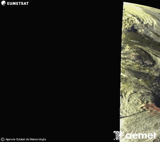 Esta imagen se genera utilizando informaci�n de los canales visibles del sat�lite METEOSAT perteneciente a la segunda generaci�n de sat�lites Meteosat (MSG). Por ese motivo, s�lo hay informaci�n en la zona iluminada por el sol. Adem�s, los canales han sido normalizados para que el brillo no dependa de la posici�n del sol.&nbsp;dimarts, 3 de mar�  2026 07:00