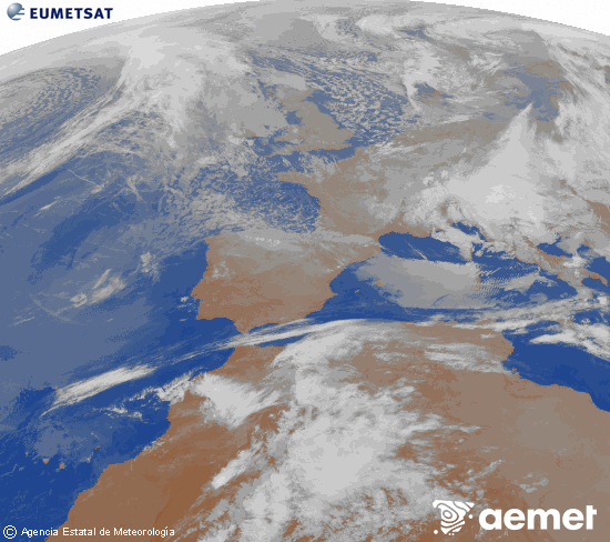 Imaxe da zona de Europa e Norte de �frica da canle infravermella do sat�lite Meteosat operacional en 0�N 0�W, procesada para darlle cor.&nbsp;xoves, 26 marzo  2026 06:00