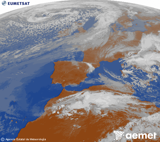 Imaxe da zona de Europa e Norte de �frica da canle infravermella do sat�lite Meteosat operacional en 0�N 0�W, procesada para darlle cor.&nbsp;venres, 27 marzo  2026 15:00