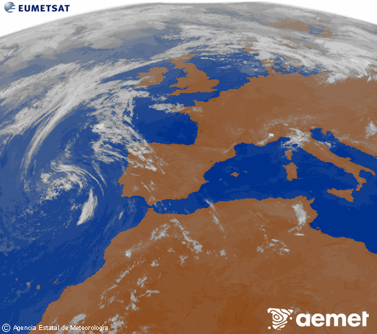 Imaxe da zona de Europa e Norte de �frica da canle infravermella do sat�lite Meteosat operacional en 0�N 0�W, procesada para darlle cor.&nbsp;m�rcores, 24 xu�o  2026 06:00