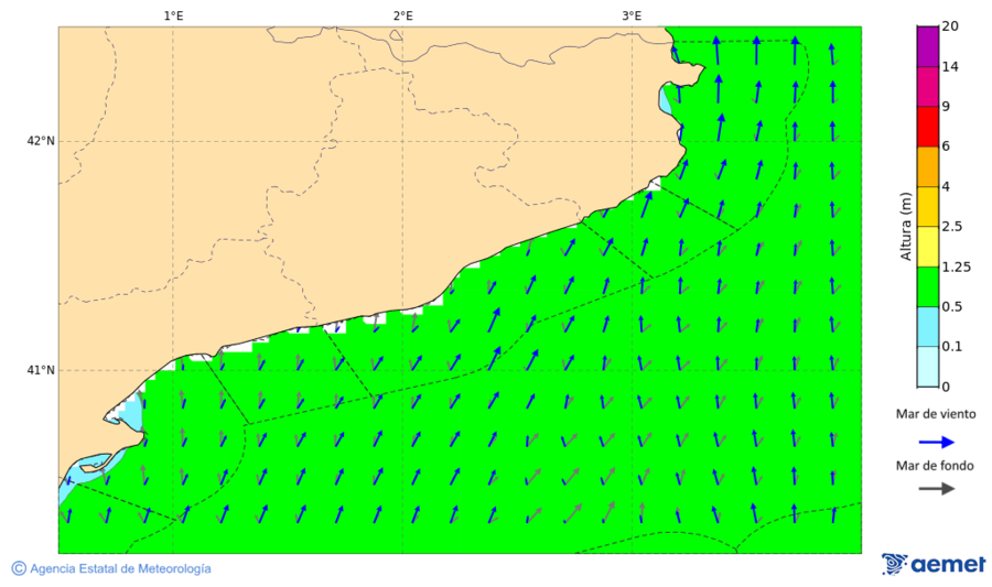 Kostaldeetako irudia asteazkena, 2025ko urriak 29, ordua: 13:00
