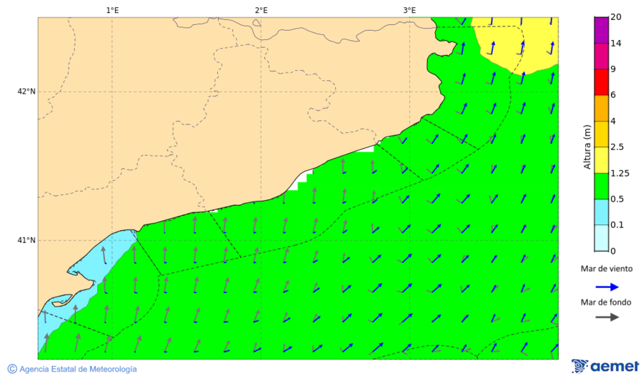 Kostaldeetako irudia larunbata, 2025ko azaroak 01, ordua: 10:00