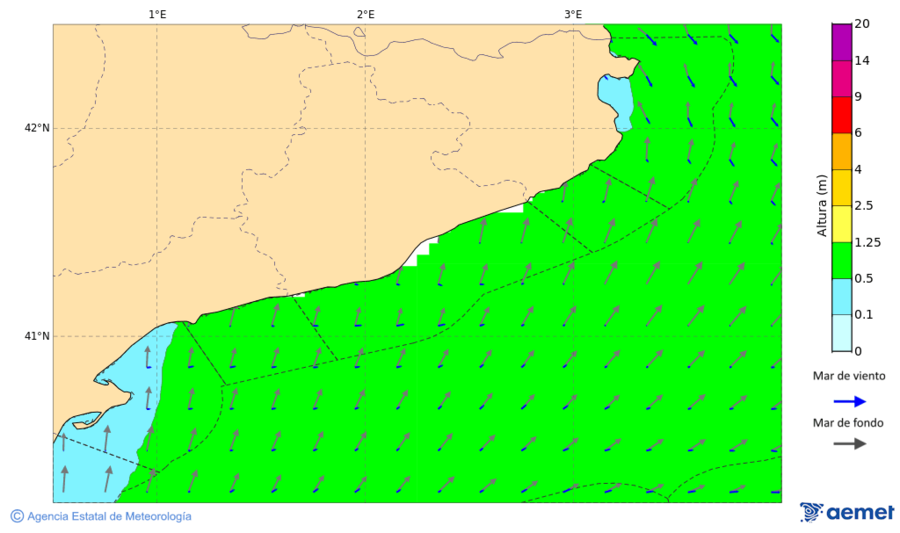 Kostaldeetako irudia larunbata, 2025ko azaroak 01, ordua: 22:00
