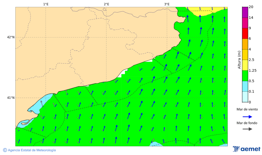 Imaxe de Zonas Costeiras mrcores, 5 novembro  2025 01:00