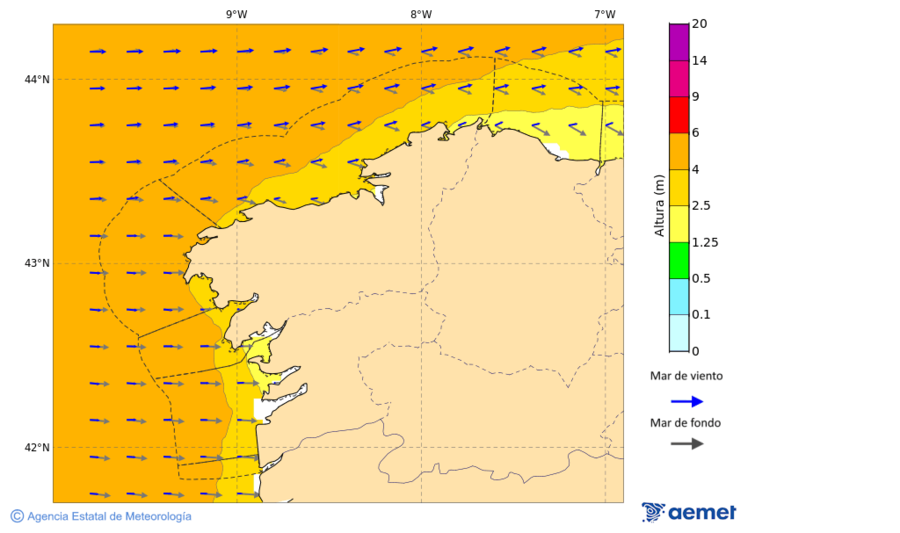 Imaxe de Zonas Costeiras mrcores, 5 novembro  2025 19:00