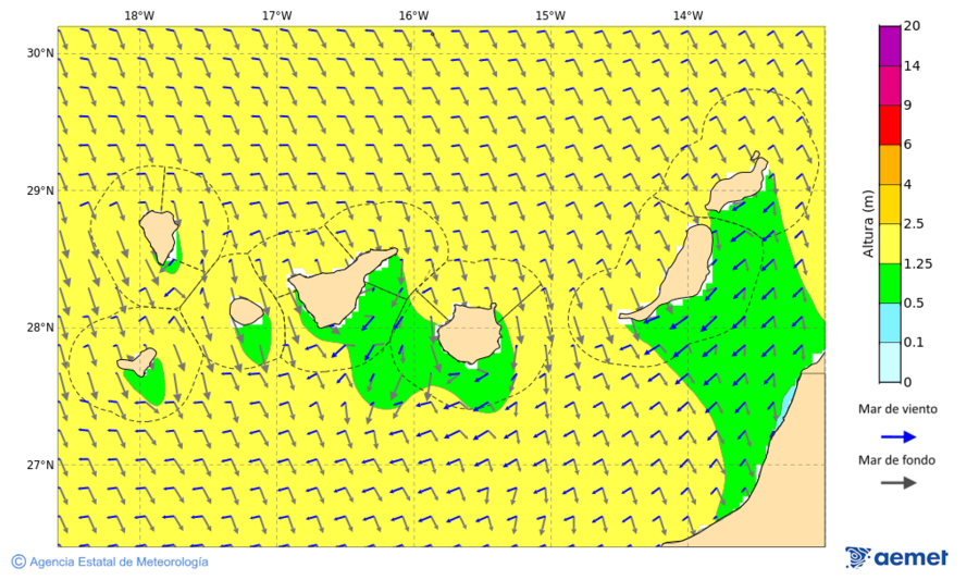 Kostaldeetako irudia astelehena, 2025ko azaroak 03, ordua: 06:00