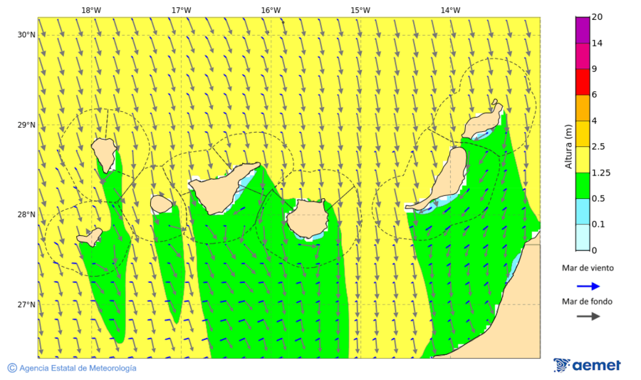 Kostaldeetako irudia asteartea, 2025ko azaroak 04, ordua: 06:00