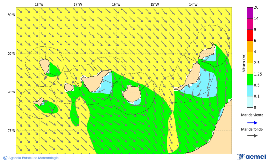 Kostaldeetako irudia asteazkena, 2025ko azaroak 05, ordua: 03:00