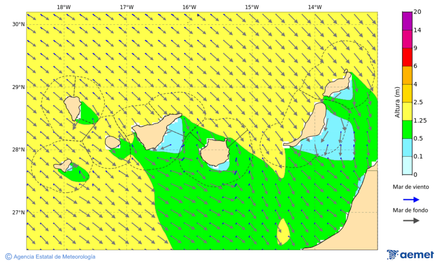 Kostaldeetako irudia asteazkena, 2025ko azaroak 05, ordua: 06:00
