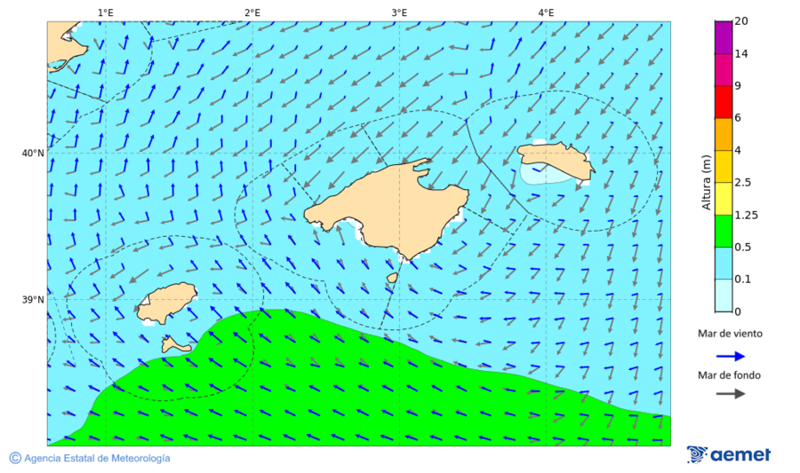 Kostaldeetako irudia asteazkena, 2025ko azaroak 05, ordua: 01:00