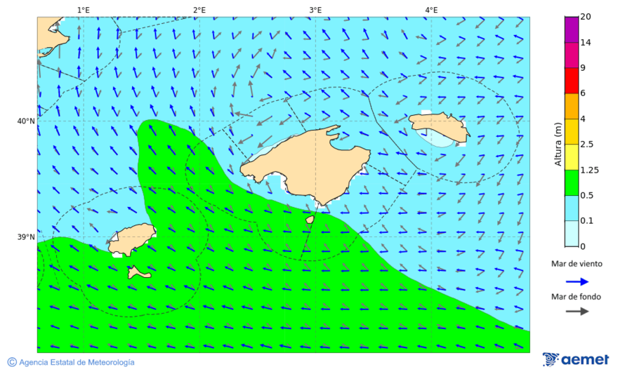 Kostaldeetako irudia asteazkena, 2025ko azaroak 05, ordua: 10:00