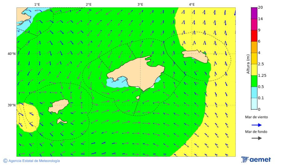 Kostaldeetako irudia larunbata, 2025ko azaroak 08, ordua: 07:00