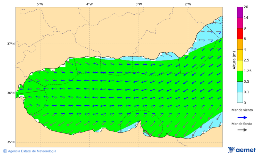 Kostaldeetako irudia asteazkena, 2025ko azaroak 05, ordua: 10:00