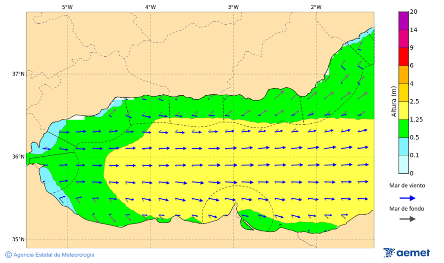 Kostaldeetako irudia larunbata, 2025ko azaroak 08, ordua: 01:00