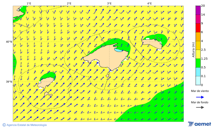Imatge de zones costaneres dissabte, 15 de novembre  2025 04:00