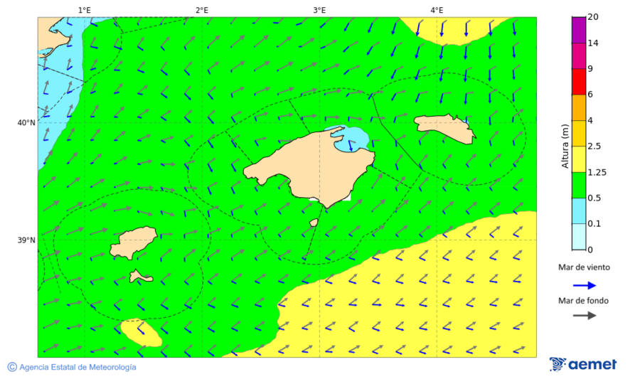 Imatge de zones costaneres dilluns, 17 de novembre  2025 19:00