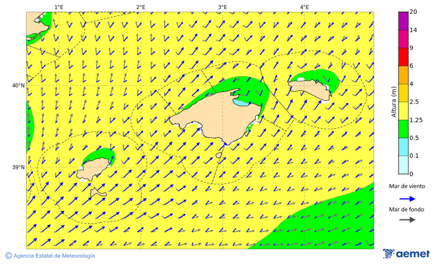 Kostaldeetako irudia larunbata, 2025ko azaroak 15, ordua: 04:00