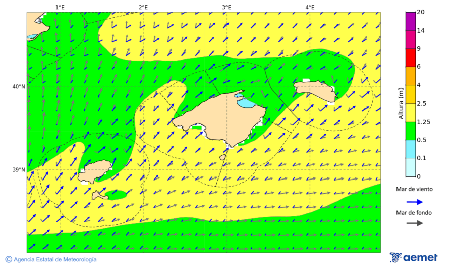 Kostaldeetako irudia larunbata, 2025ko azaroak 15, ordua: 13:00