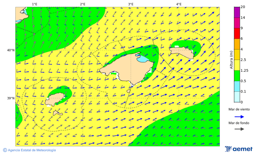 Kostaldeetako irudia igandea, 2025ko azaroak 16, ordua: 13:00