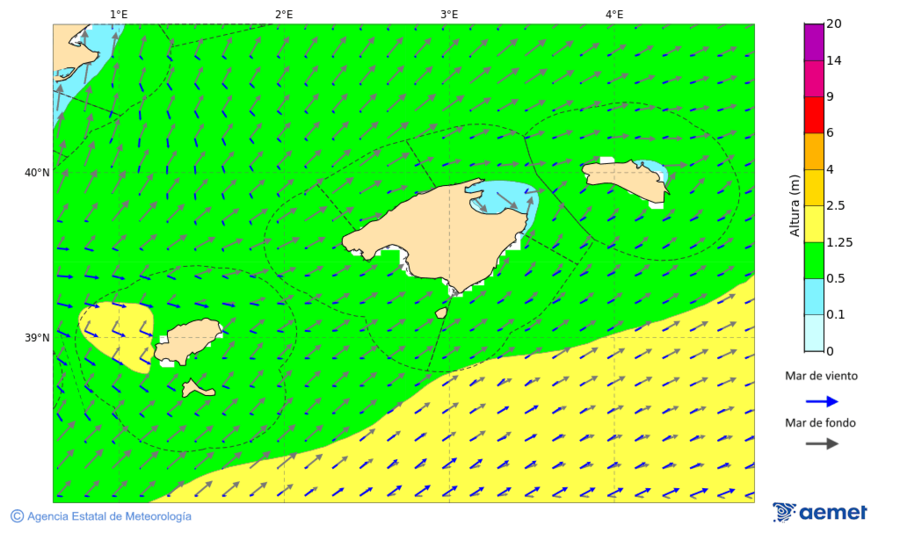 Kostaldeetako irudia astelehena, 2025ko azaroak 17, ordua: 07:00