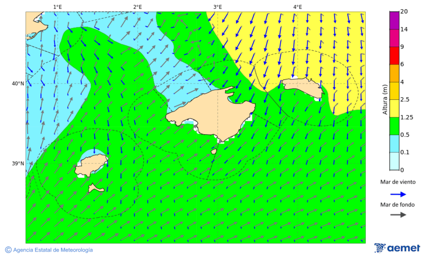 Kostaldeetako irudia asteartea, 2025ko azaroak 18, ordua: 01:00