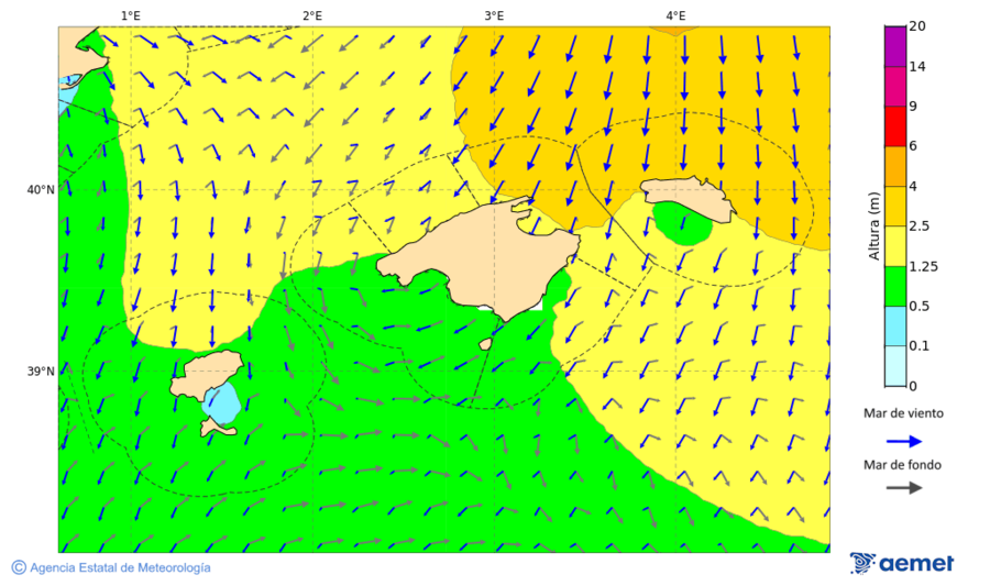Kostaldeetako irudia asteartea, 2025ko azaroak 18, ordua: 10:00