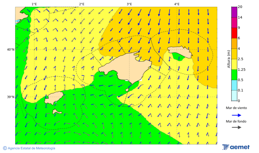 Kostaldeetako irudia asteartea, 2025ko azaroak 18, ordua: 13:00