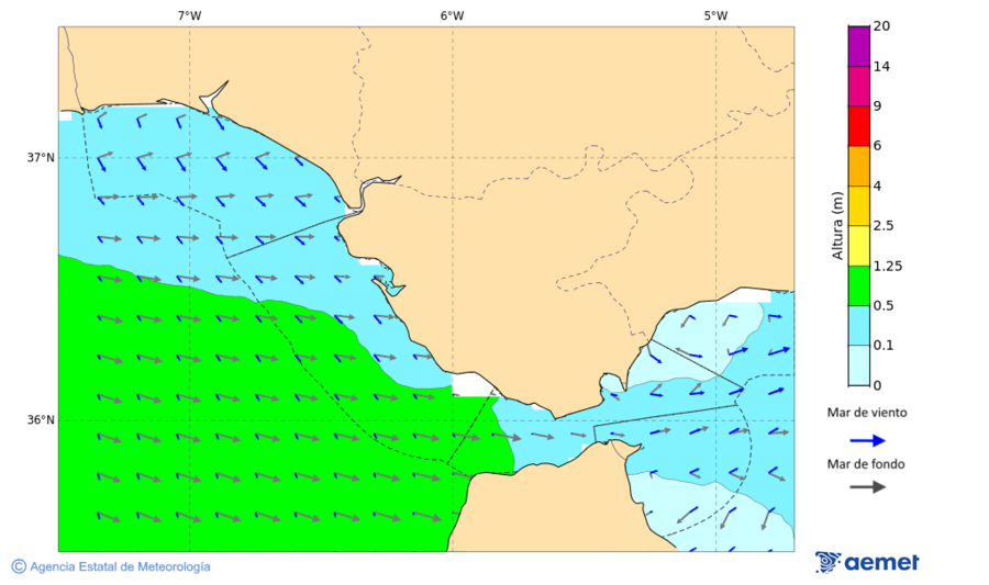 Imatge de zones costaneres dimecres, 19 de novembre  2025 22:00