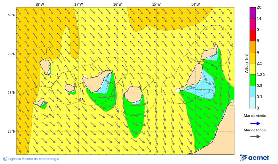 Coastal Areas Image: Sunday, 16 November  2025 18:00