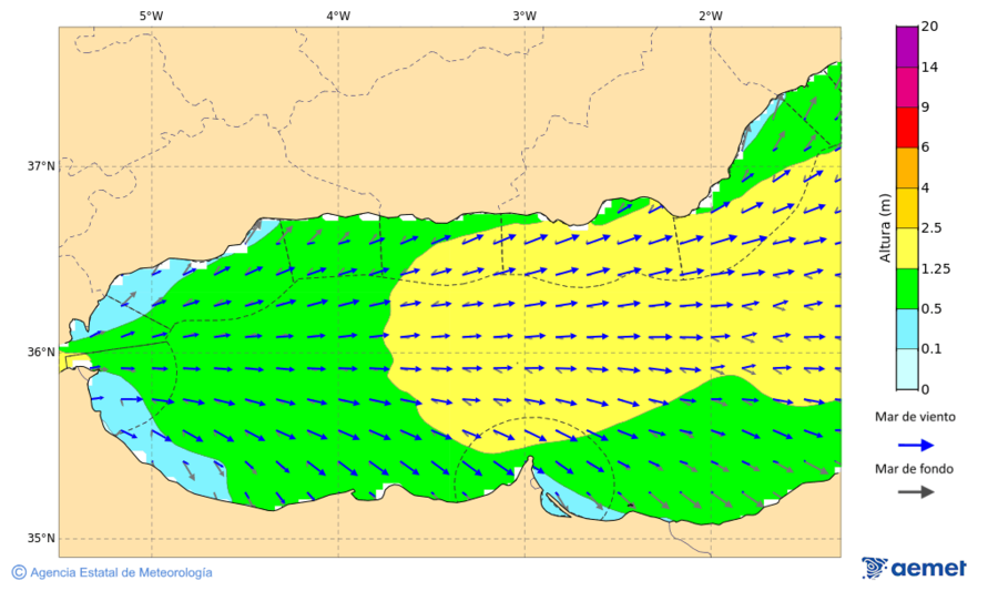 Imatge de zones costaneres dilluns, 17 de novembre  2025 04:00
