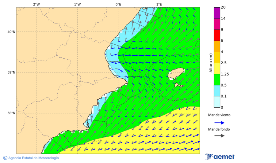 Kostaldeetako irudia astelehena, 2025ko azaroak 17, ordua: 07:00