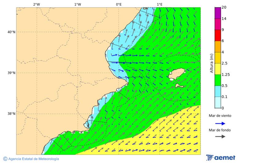 Kostaldeetako irudia astelehena, 2025ko azaroak 17, ordua: 10:00