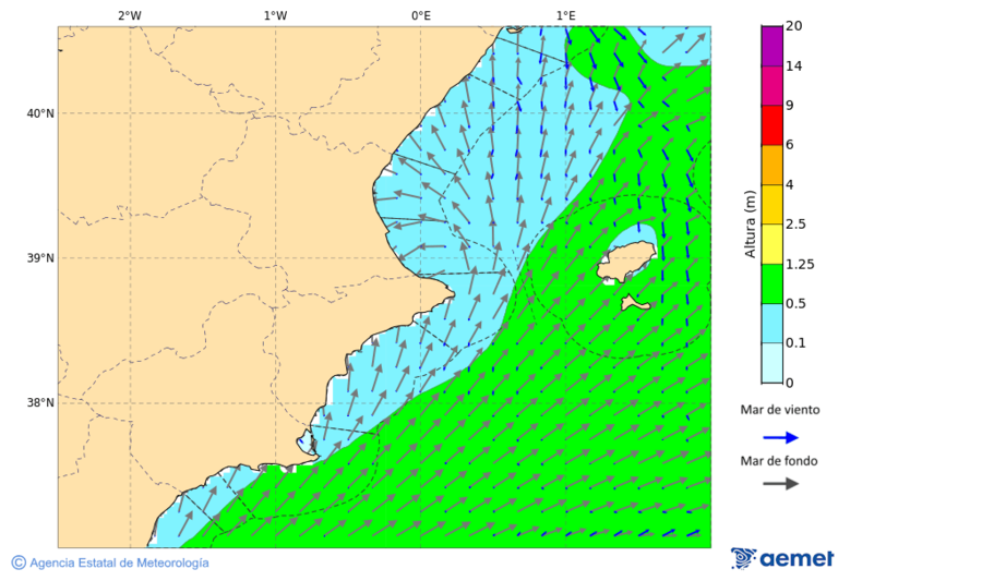Kostaldeetako irudia asteartea, 2025ko azaroak 18, ordua: 01:00