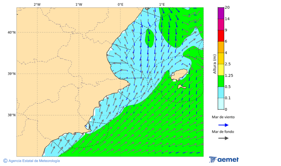 Kostaldeetako irudia asteartea, 2025ko azaroak 18, ordua: 04:00