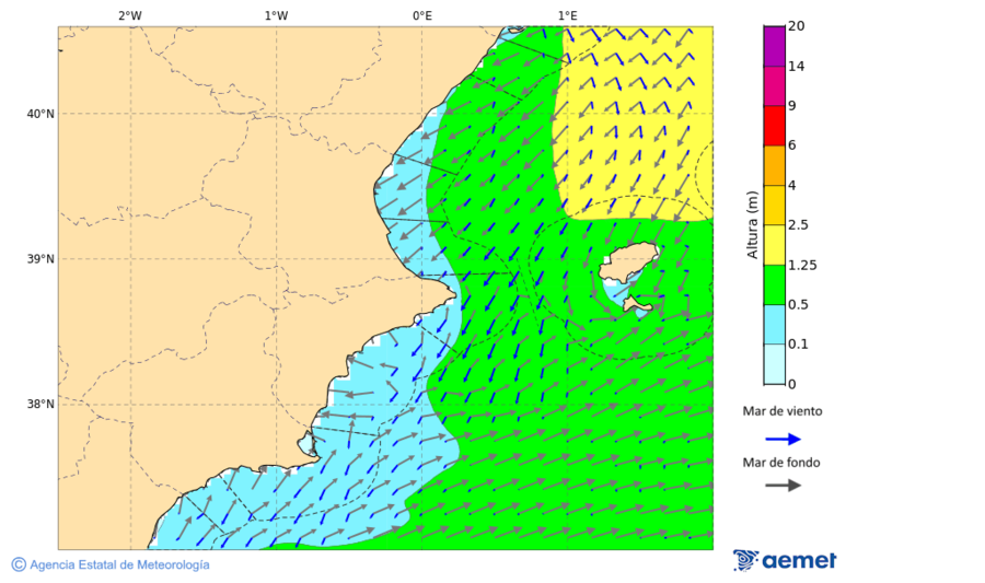 Kostaldeetako irudia asteartea, 2025ko azaroak 18, ordua: 13:00