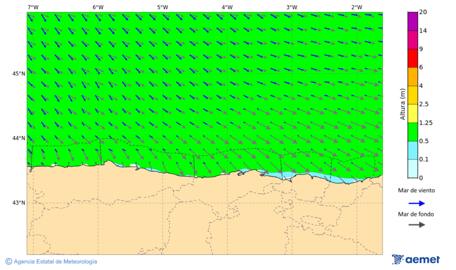 Imaxe de Zonas Costeiras mrcores, 19 novembro  2025 04:00