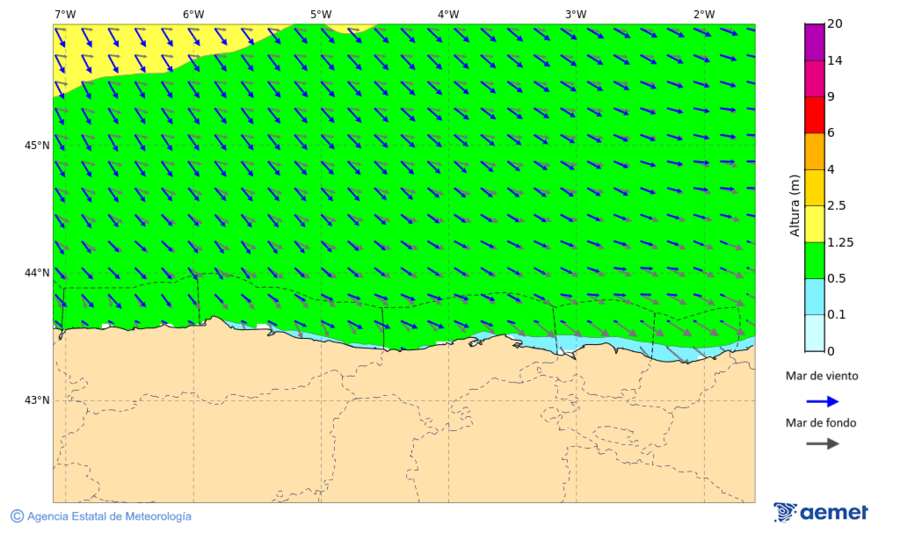 Imaxe de Zonas Costeiras mrcores, 19 novembro  2025 07:00