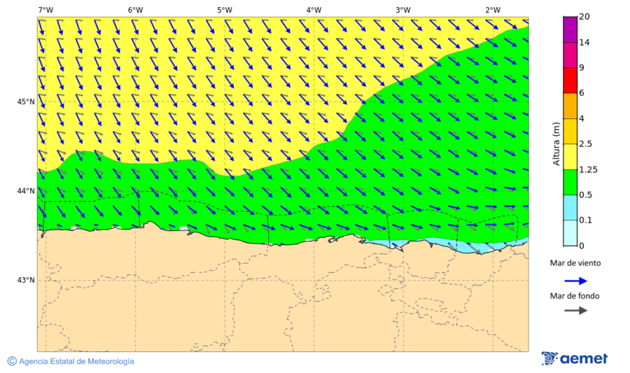 Imaxe de Zonas Costeiras mrcores, 19 novembro  2025 10:00