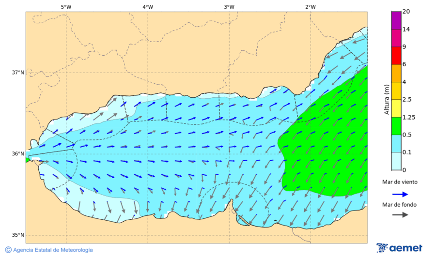 Imatge de zones costaneres dimecres, 19 de novembre  2025 13:00